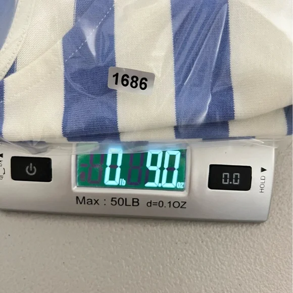 J. Crew Factory Striped Short Sleeve Tee NWT Size XL White Blue Nautical Preppy - Picture 9 of 9